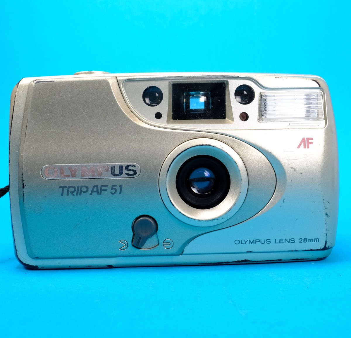 Olympus Trip AF 51 35mm Point Shoot Film Camera 28mm Auto Focus