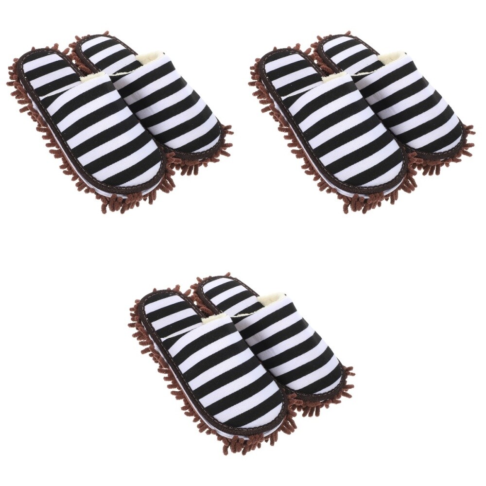 APL 3 Paia Pratiche Ciabatte Spazzatrici Fuzzy Pantofole Donna Uomo E
