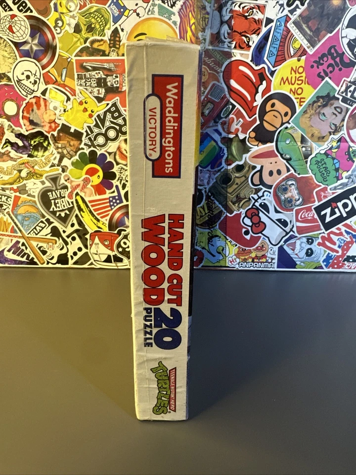 Vintage 1989 Teenage Mutant Hero Turtles Wooden Puzzle Jigsaw TMNT NEW - Image 2 of 4