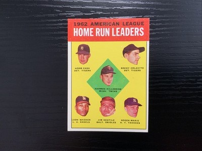 1963 Topps - Al Home Run Leaders #4 MT