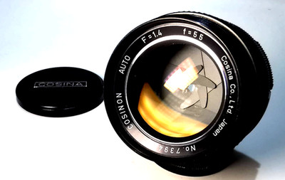 M42 Cosina Cosinon ( Tomioka ) Auto 1.4 55 mm 1.4/55 mm