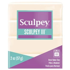 Polyform S302-010 Sculpey III Polymer Clay 2oz-Translucent (5Pk)