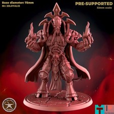 Archimonde, Demon Lord of Burning - 32mm Scale Unpainted Miniature for TTRPG