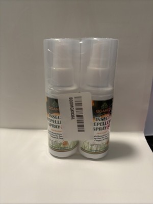 Qganics Plant Based Insect Repellent Spray  4 oz. (2 PACK)