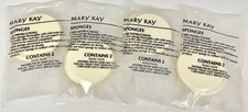 Lot of 4 Mary Kay ROUND SPONGES 2 pack - 8 sponges total - NEW, SEALED
