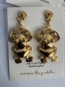 Authentic Golden Amphibian Spirals Of The Ancient Tairona