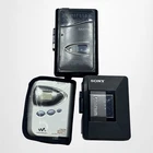 Sony Walkman Cassette Player Lot WM-FX290W WM-A12 + Sanyo Stereo Vintage