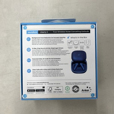 NEW Anker Soundcore Liberty 5 Noise Cancelling Earbuds Black | eBay
