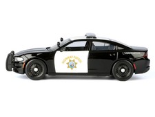 2023 Dodge Charger Pursuit Police Car "California Highway Patrol" Black and Whi