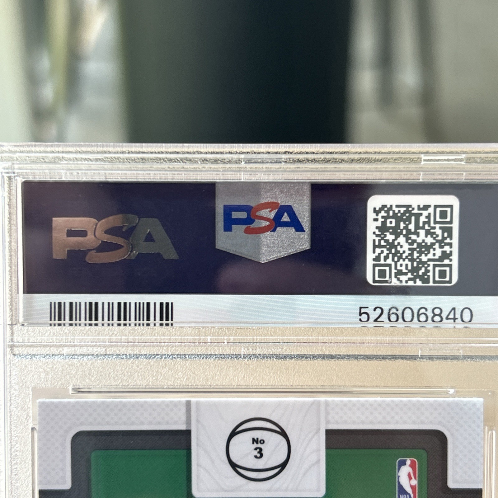 Jayson Tatum 2017-18 Panini Donruss Optic #3 The Rookies PSA 10 GEM Mint RC view 6
