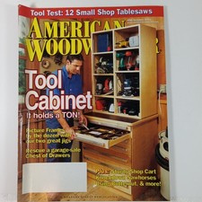 American Woodworker Magazine October 2002 96 Tool Cabinet Tablesaws Reader's