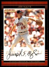 Joe Mays 2002 Bowman #16 Minnesota Twins MLB READ FREE SHIPPING AutographDen