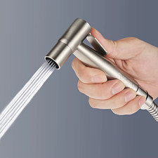 Stainless Steel Toilet Shattaf Adapter Hose Bidet Spray Handheld Shower Head