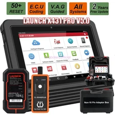 2025 LAUNCH X431 PRO V5.0 Bidirectional Car Diagnostic Scanner Tool E.CU Coding