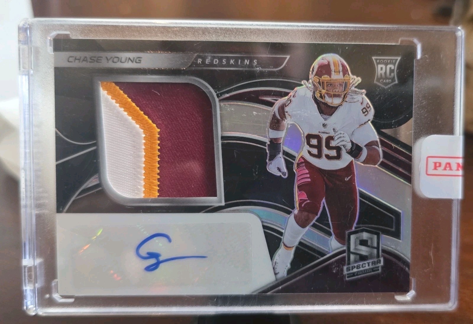 2020 Panini Spectra - Rookie Patch Autographs Chase Young #215 74/99 (AU, MEM,