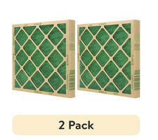  2 PACK  AAF Flanders Nested Glass MERV 1 Air Filter 4 Filters 