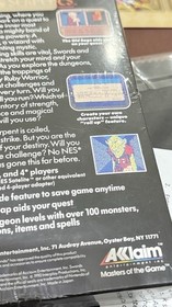 1990 Acclaim Interplay SWORDS AND & SERPENTS Nintendo NES-NEW & Factory Sealed