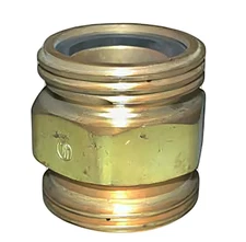 REGO 5767F Brass Adapter 2-1/4" M.ACME x 1-1/4" M.NPT Propane LP Gas Fitting