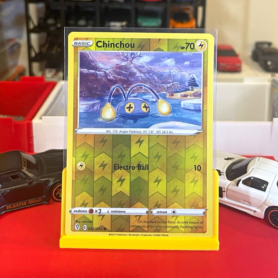 Pokémon TCG: Chinchou Reverse Holo Common 052/203 SWSH07 English HP 70