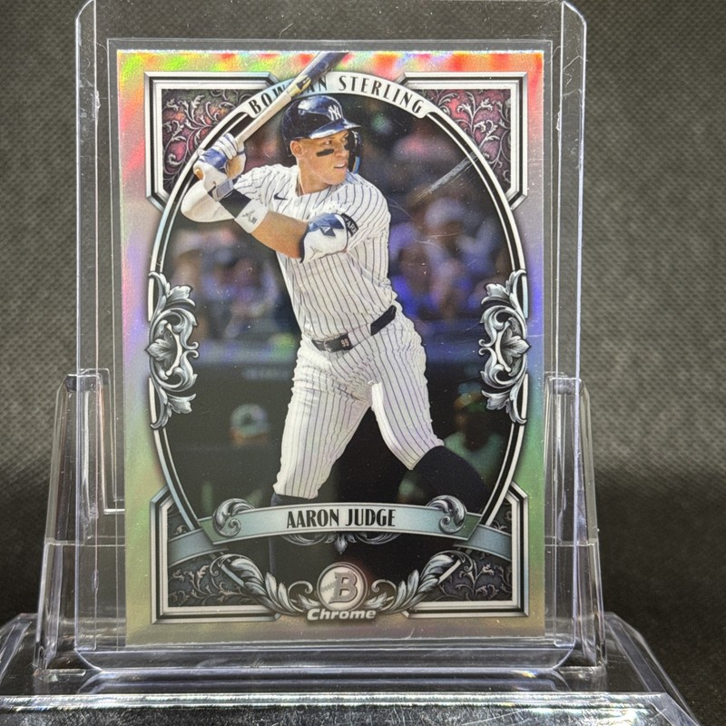 2026 Bowman Chrome Aaron Judge Bowman Sterling #BST-4 NY Yankees Free Shipping!