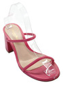 Gianvito Rossi Womens Leather Double Strap Sandal Heels Pink Size 38 8 — photo 1