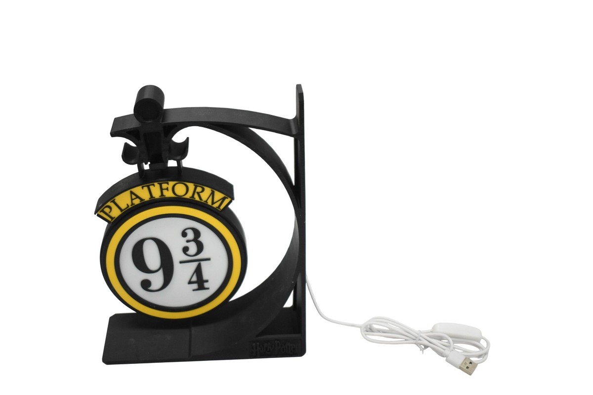 Harry Potter Platform 9 3/4 LED Table Lamp Black USB Desk Night