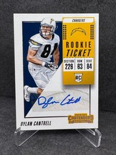 DYLAN CANTRELL 2018 PANINI CONTENDERS ROOKIE TICKET AUTOGRAPH #288  CHARGERS