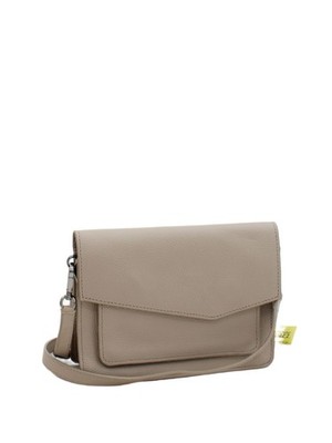 Botkier Damen Tasche hellbraun 100% Leder Schultertasche