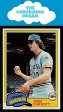 Mike Parrott 1981 Topps #187 Seattle Mariners Baseball Card