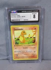 CHARMANDER #46/102 Pokemon Base Set 1st Edition Shadowless 1999 Card CGC 8 NM/M