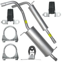 SchalldäMpferset Auspuffanlage Auspuff FüR VW Polo IV 9N 01-09 1.4 SchräGheck