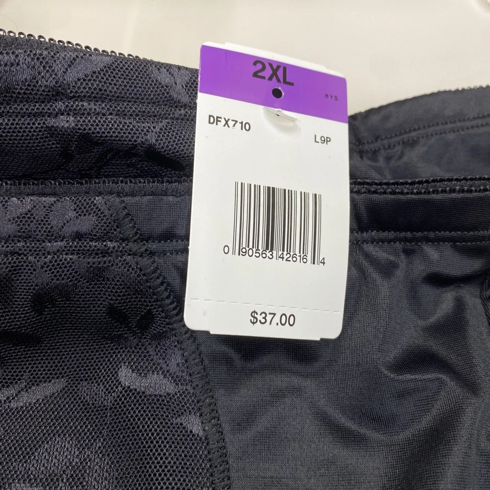 Braguita para mujer Bali con control firme panel abdominal modelador DFX710 negra talla 2XL Foto 3 de 4