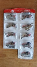N.9 CONTATTI PUNTE SPINTEROGENO AUTOBIANCHI A112 /ABARTH