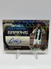2025 Panini Prizm FIFA Club World Cup Douglas Luiz Global Graphs Velocity Auto