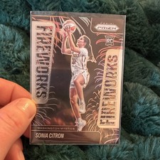 Panini Prizm Fireworks Sonia Citron Washington Mystics Rookie Insert