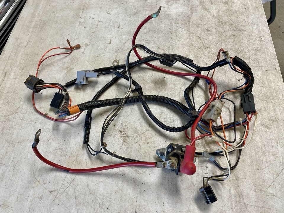 Craftsman Riding Lawn Mower Wiring Harness Complete Wire Loom OEM 917. ...