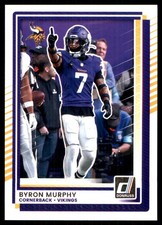 Byron Murphy 2025 Donruss #137 Vikings NFL READ FREE SHIPPING AutographDen