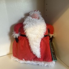 Disney Parks The Nightmare Before Christmas Santa Claus Plush Tim Burton NEW 9"