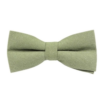 Neve Light Olive Green Cotton Bow Tie