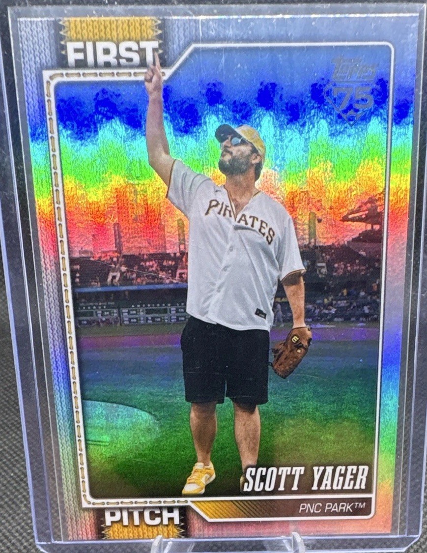 Topps 2026 First Pitch Scott Yager FP-13 Rainbow Foil