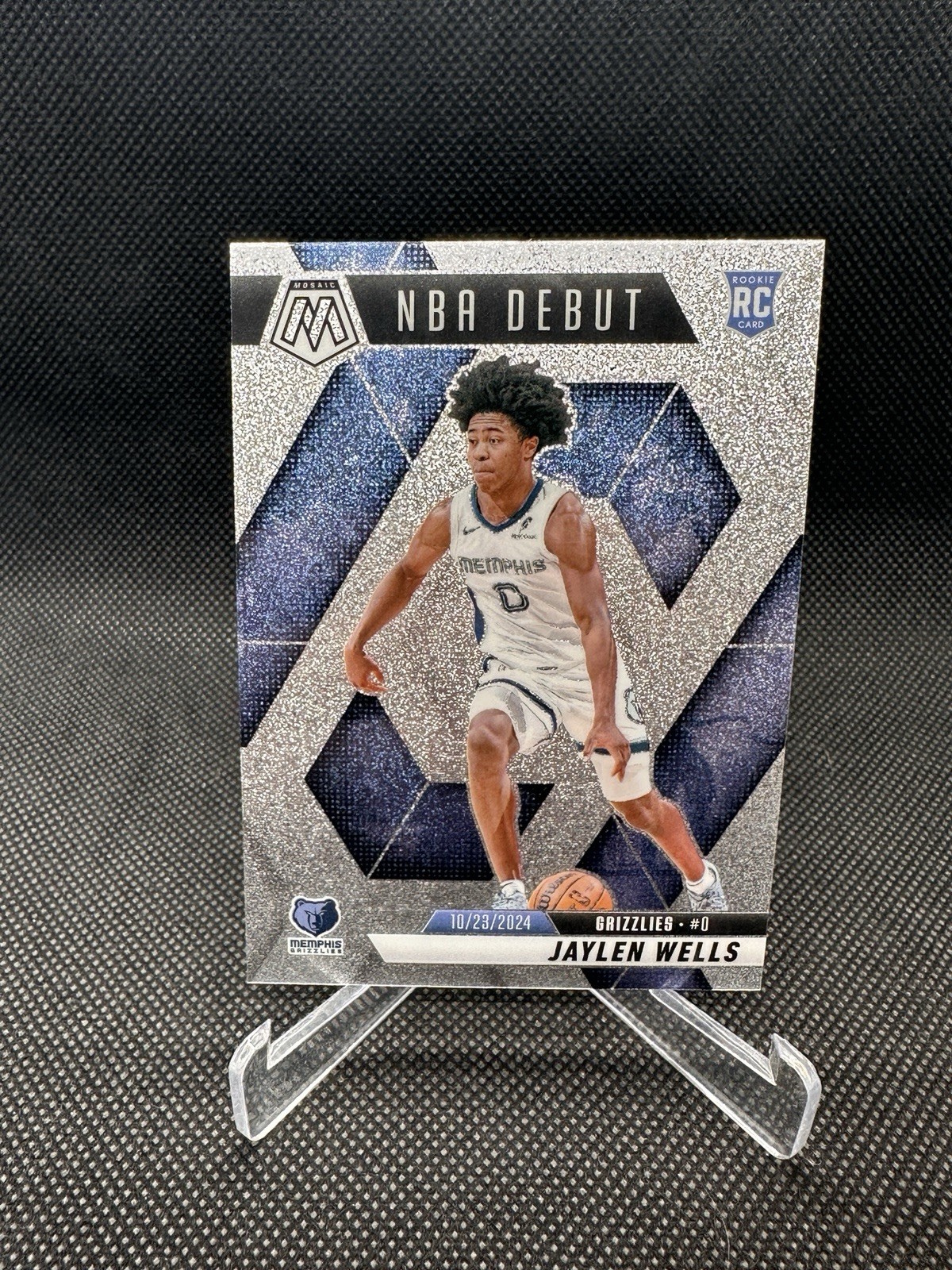 2024-25 Panini Mosaic Jaylen Wells Glitter Prizm RC #240