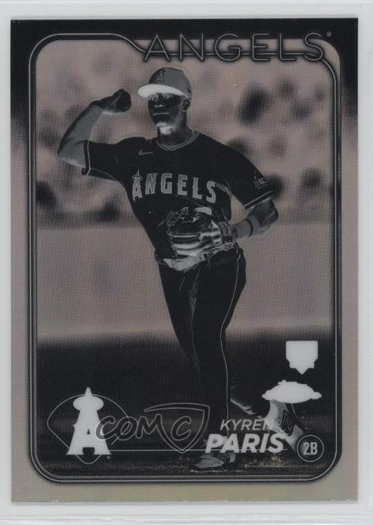2024 Topps Chrome Negative Refractor Kyren Paris #151 1g5d
