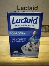 Lactaid Fast Act 1 Bottle ; 96 Count BEST BY 11/2025 NEW
