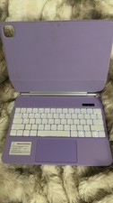 Purple Keyboard Folio Case with Backlit Keyboard for Tablets