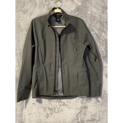 Aether Apparel Women's Coat Jacket size 1 Small Gray Technical Fabric Waterproof
