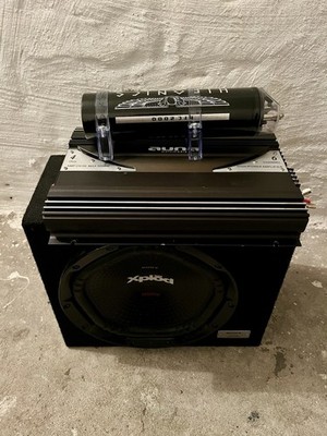 Sony XS-NW1202E 12 Zoll 1800W Passiver Subwoofer mit Gehäuse - Schwarz
