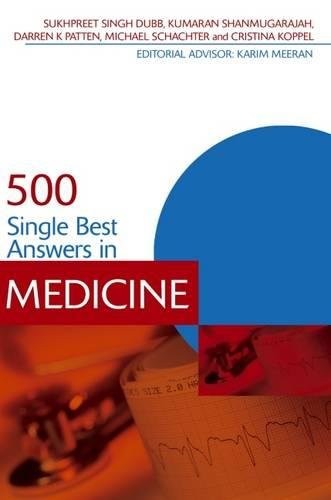 500 Single Best Answers in Medicine (Medical Finals Revision Ser