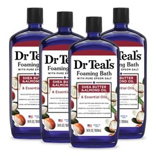 Dr Teal's Foaming Bath with Pure Epsom Salt, Shea Butter Almond, 34 fl oz ...