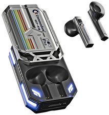 Commodore GEP-810 cuffie bluetooth, grigio antracite, microfono incorporato