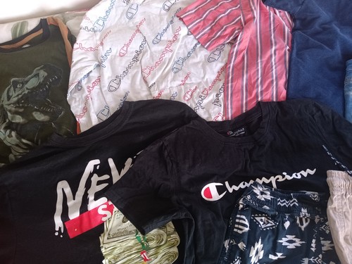 Boys Size 10/12 Clothing Bundle 15 Piece Calvin Klein , Russell , Body Glove... - Picture 12 of 14